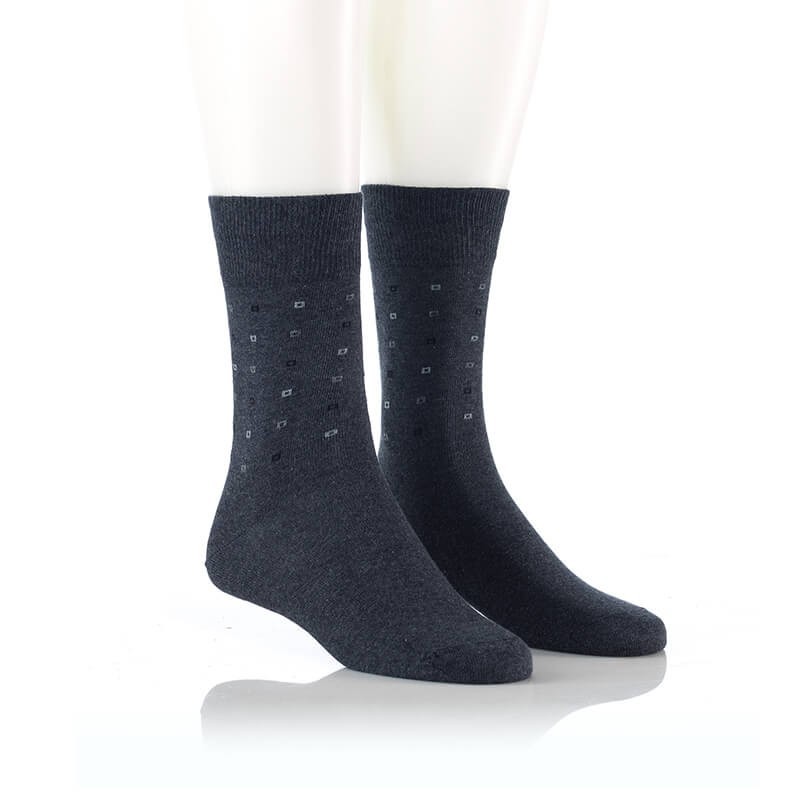 Elegantne nogavice z vzorcem - sive